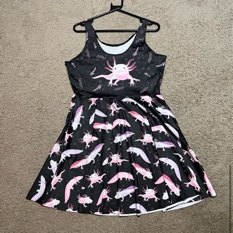 Blackmilk Dresses Blackmilk Axolotl Scoop Skater Dress Poshmark