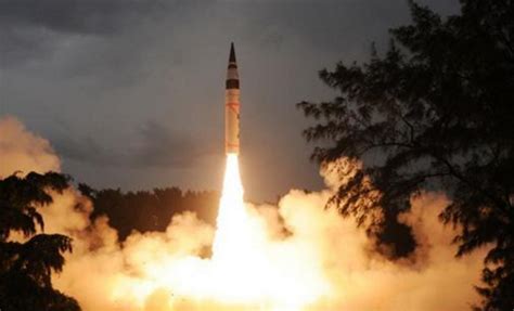 India Successfully Test Fires Agni V ICBM