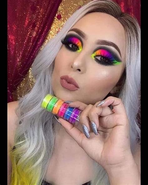 Excelente Imagen Maquillaje Neon Consejos In 2020 Neon Makeup Rave Makeup Makeup