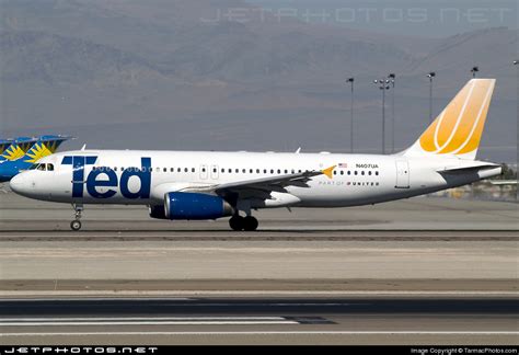 N407UA Airbus A320 232 Ted TarmacPhotos JetPhotos