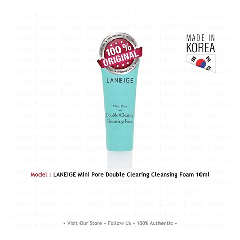 Laneige Mini Pore Double Clearing Cleansing Foam Ml Original