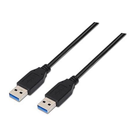 Cabo Nanocable USB 3 0 Preto Tipo A A Tipo A Macho Macho 2m