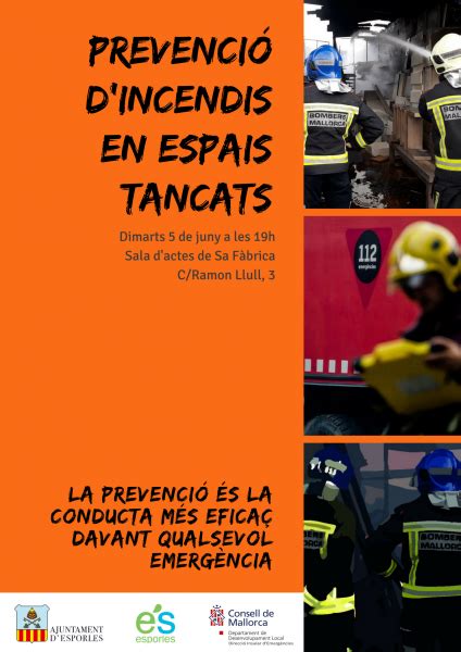 Prevenci D Incendis En Espais Tancats Ajuntament Esporles