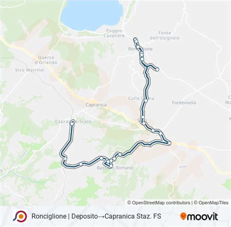 Linea Cotral Orari Fermate E Mappe Ronciglione Deposito