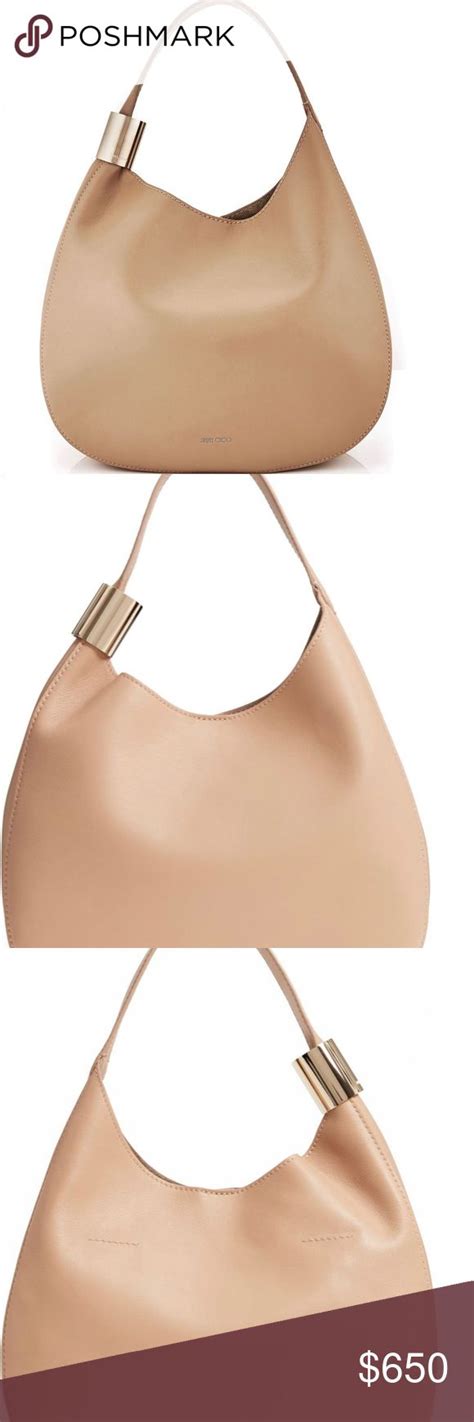 Jimmy Choo Stevie Leather Hobo Bag