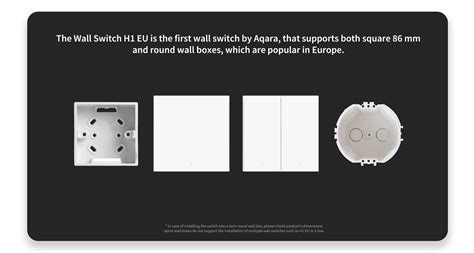 AQARA Smart Wall Switch With Neutral Double Rocker Techomz