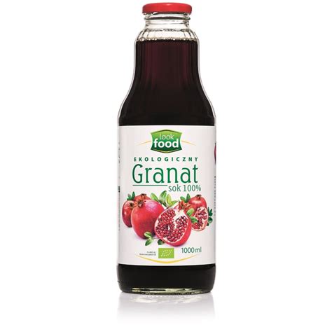 Sok Z Granatu 100 1000ml Look Food Eukana