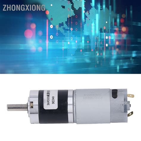 Zhongxiong Dc24v Self Locking มอเตอร์เกียร์หนอน Cw Ccw แรงบิดสูงมอเตอร์