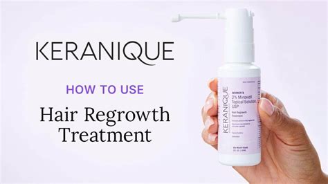 How to Use Keranique Hair Regrowth Treatment for Maximum Results - Now ...