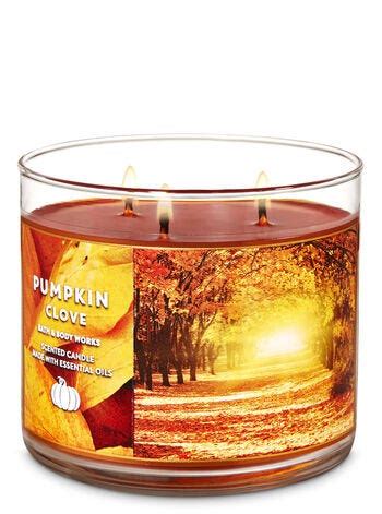 Bath Body Works Pumpkin Clove Wick Candle