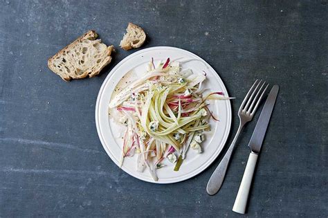 Chicory And Pear With Roquefort Food And Travel Magazine