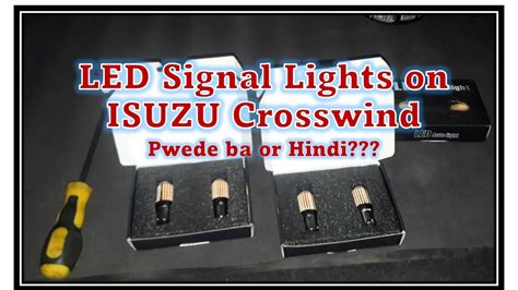 LED Signal Lights On ISUZU Crosswind YouTube