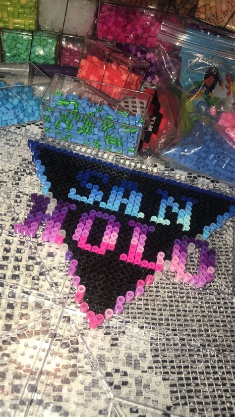 San Holo Perler Perler Bead Templates Perler Rave Perler Pattern