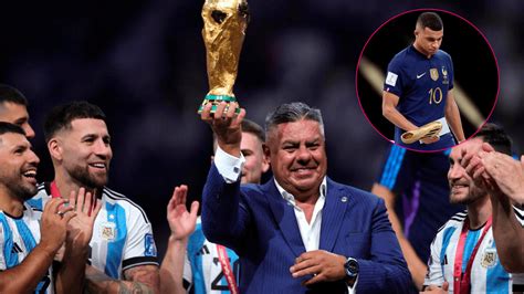 El picante mensaje de Chiqui Tapia a Mbappé tras la victoria de Uruguay