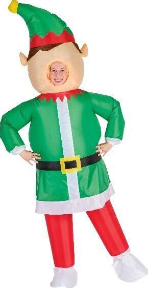 Jolly And Joy Inflatable Adult Elf Costume Offer At Spotlight