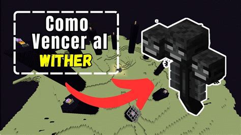 Como Matar Al Wither En Minutos En Minecraft Bedrock Youtube