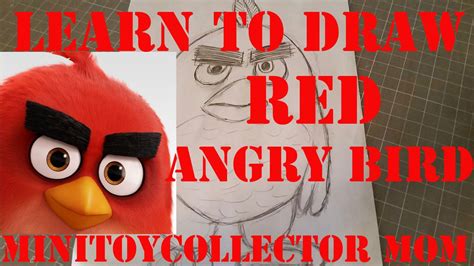 Learn To Draw Red From New Angry Birds Movie Easy Step By Step Youtube