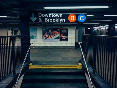 New York City Subway Station Signs Stock Photo - Download Image Now ...