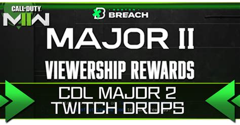 All Cdl Major Twitch Drops And How To Get Modern Warfare Mw Game