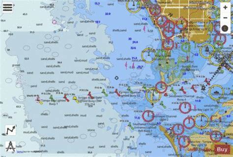 TAMPA BAY ENTRANCE (Marine Chart : US11415_P2981) | Nautical Charts App