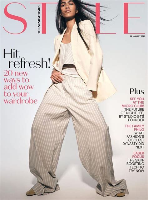 The Sunday Times Style Magazine UK January 22 2023 Cover The Sunday