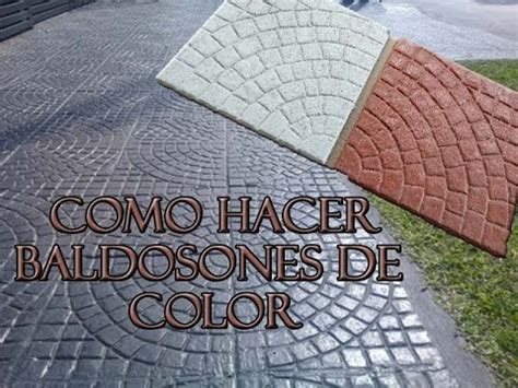 Como Hacer Baldosas De Cemento Con Color En Casa How To Make Colored