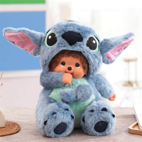 Poup E En Peluche Monchhichi Stitch De Dessin Anim Jouet Doux Kawaii