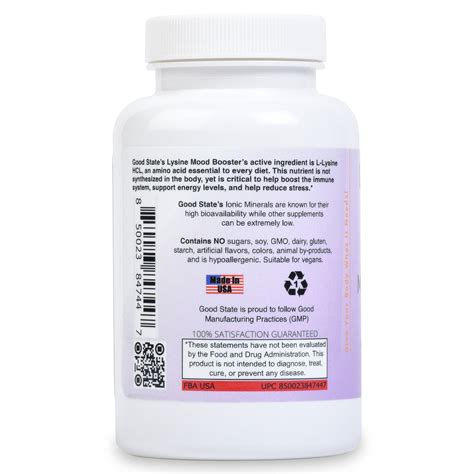 L Lysine 500 Mg Good State