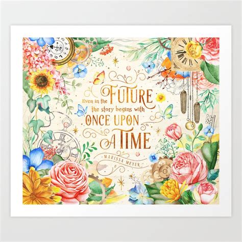 Once Upon a Time Art Print by Stella Bookish Art | Society6