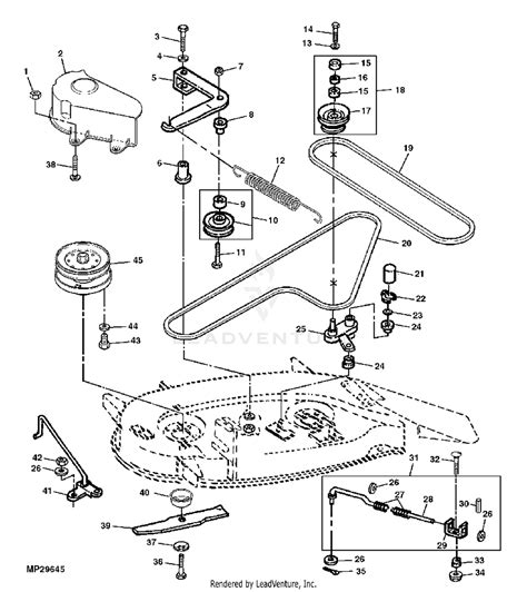 37 John Deere Sabre 42 Belt Diagram Diagram For You