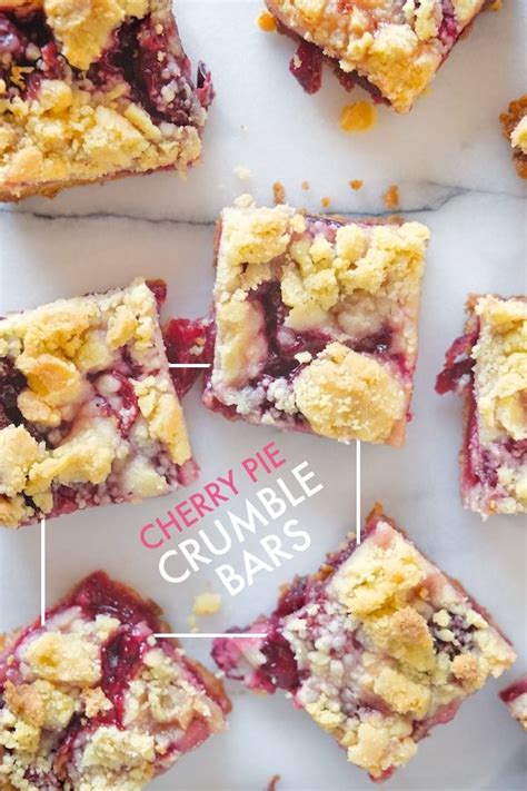 Cherry Pie Crumble Bars Shutterbean Cherry Pie Crumble Cherry