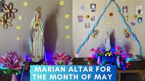 Altar Decoration For Mother Mary Feast How To Make A Catholic Altar