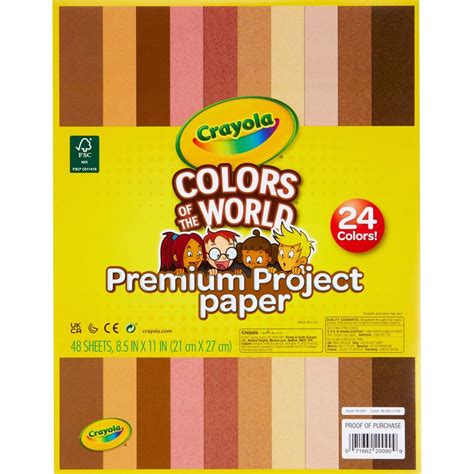 Crayola Colors Of The World Construction Paper