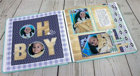 We Created Some Scrapbook Layouts Based Off Of Pinterest Layouts Using