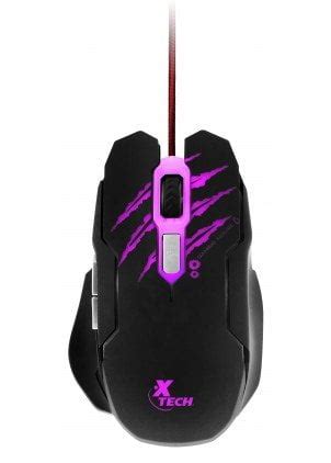 MOUSE ILUMINADO XTECH LETHAL HAZE GAMING 6 BOTONES XTM 610