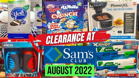 🔥new Sams Club Clearance August 2022🚨all Clearance Finds New Summer Discounts Youtube