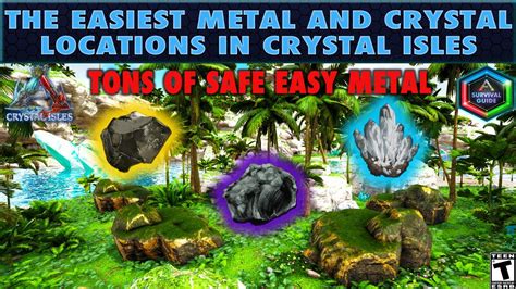 Ark Survival Crystal Isles Map