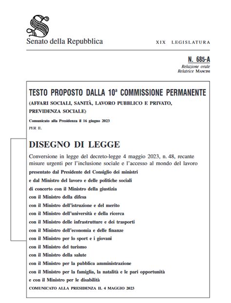 Il Decreto Lavoro 2023 Il Senato Approva Il Provvedimento Passa Alla