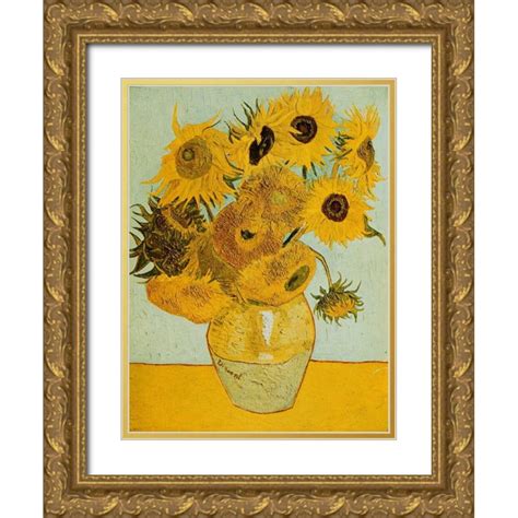 Van Gogh Vincent 25x32 Gold Ornate Wood Framed With Double Matting