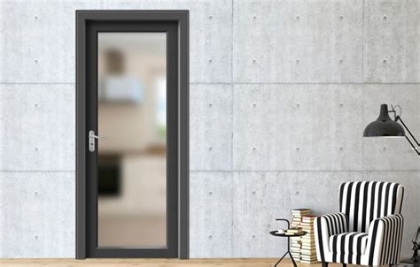 Interior Decorative Vertical Hinged Door Oleh Xingfa Aluminium