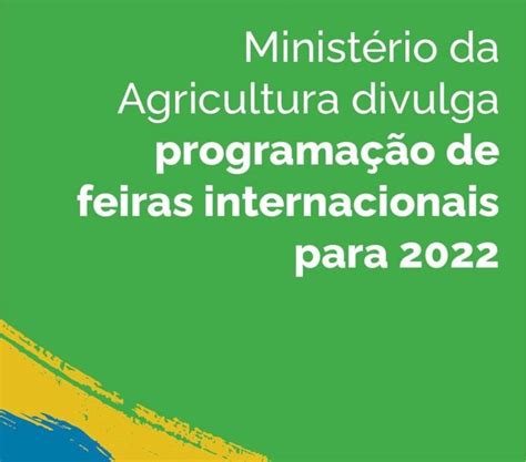 O Ministério Da Agricultura Pecuária E Abastecimento Mapa Levando Os