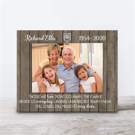 Memorial Frame Sympathy Frame Loss T Memorial Etsy