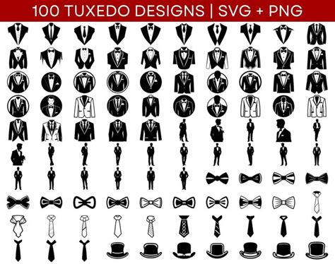 Tuxedo Svg Bundle Tuxedo Png Bundle Tuxedo Clipart Tuxedo Svg Cut Files