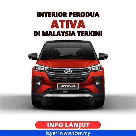 Perodua Ativa Interior: SUV 5 Tempat Duduk Terbaharu - TCER.MY