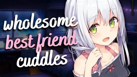 Best Friend Cuddles After You Teach Her How To Game 💕 F4a [asmr Sleep