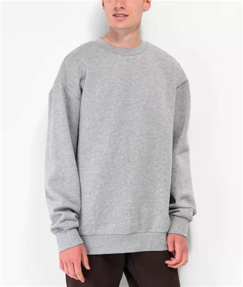 Zine Basics Grey Crewneck Sweatshirt