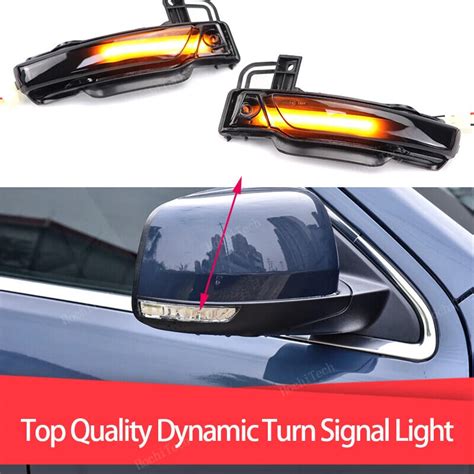 2x Dynamic Blinker Side Mirror Light Indicator For Grand Cherokee Dodge