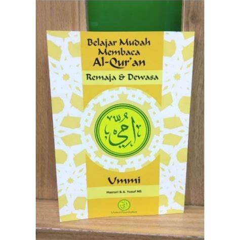 Jual Buku Belajar Mudah Membaca Al Quran Remaja Dan Dewasa Metode UMMI