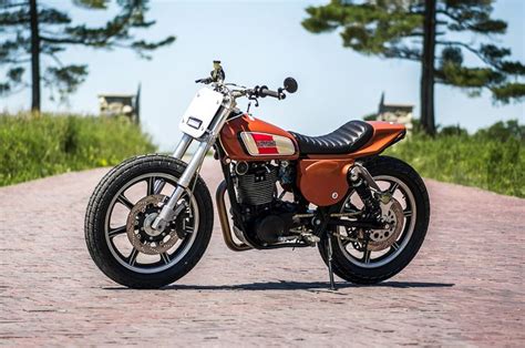 Penuh Kenangan Yamaha Xt500 Dirombak Jadi Flat Tracker Dengan Performa Modern