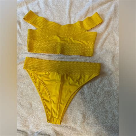 Yellow Bikini Set Gem